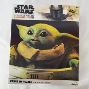 Disney Star Wars The Mandalorian The Child Prime 3D Puzzle 24x18 500 Pieces NEW